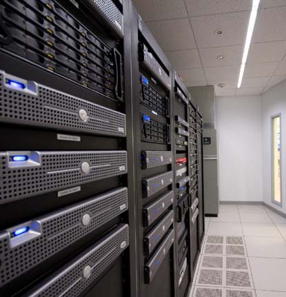Air Plenum, typical data center image